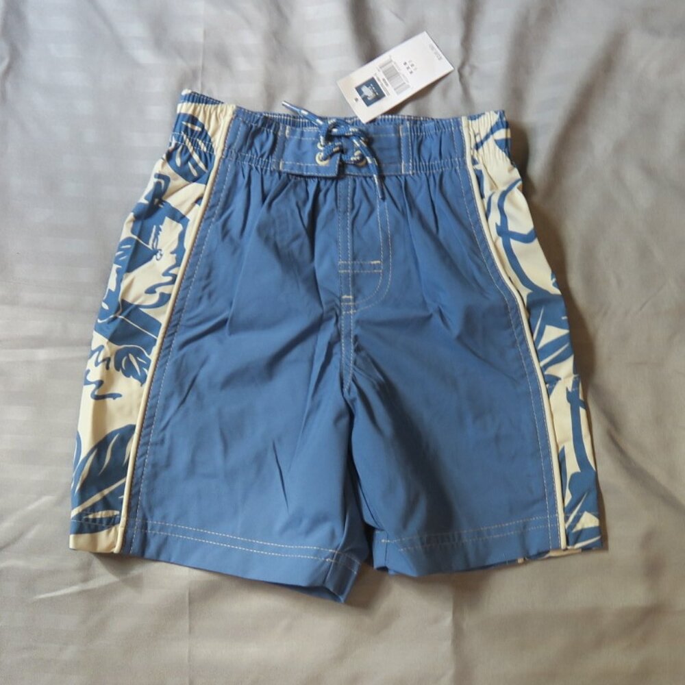 GapKids Boys Blue Swim Trunks Size 3 XXS  NWT